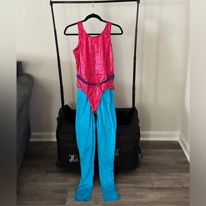Weissman Adult one piece Unitard Dance Costume- Like New